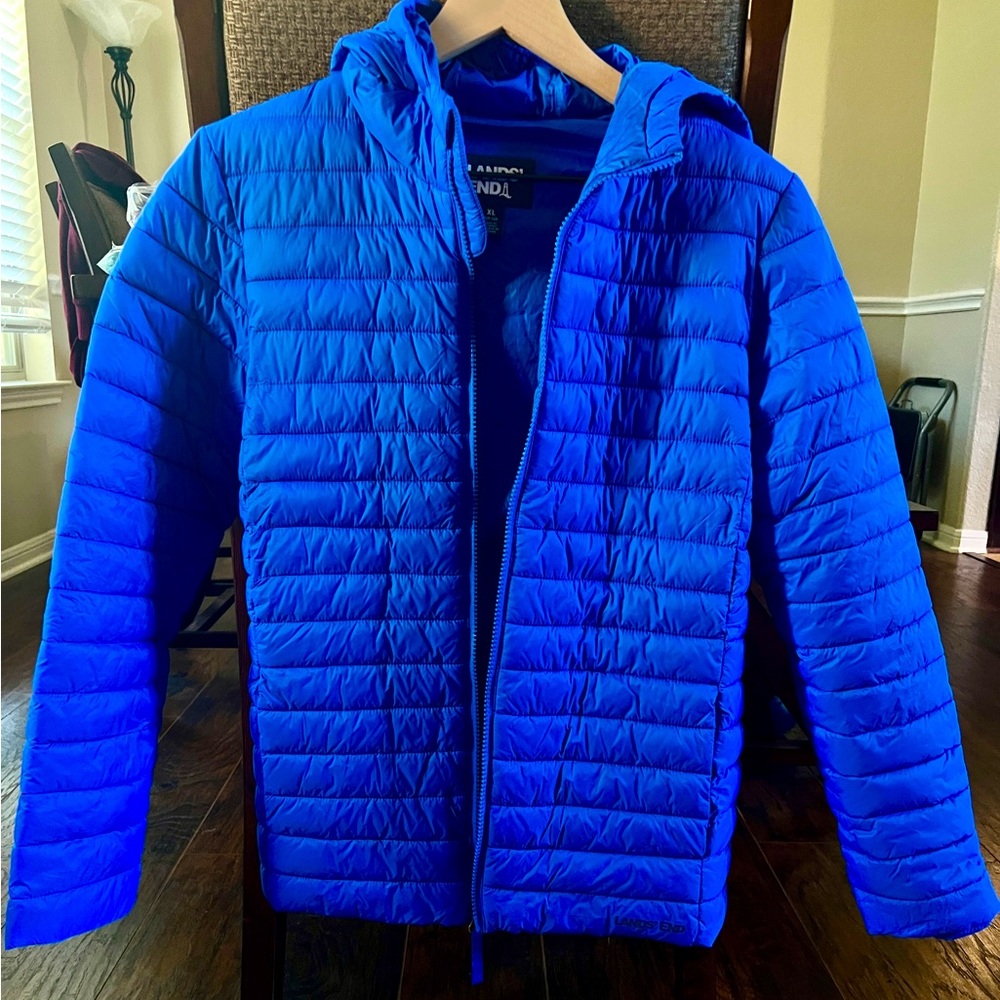 Lands’ End Thermoplume packable puffer jacket - Boys 14h-16h.